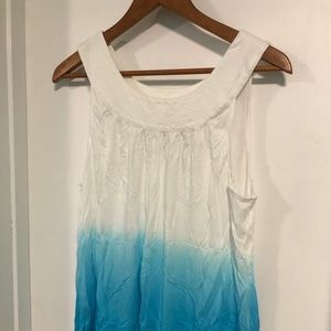 Beautiful blue/white top